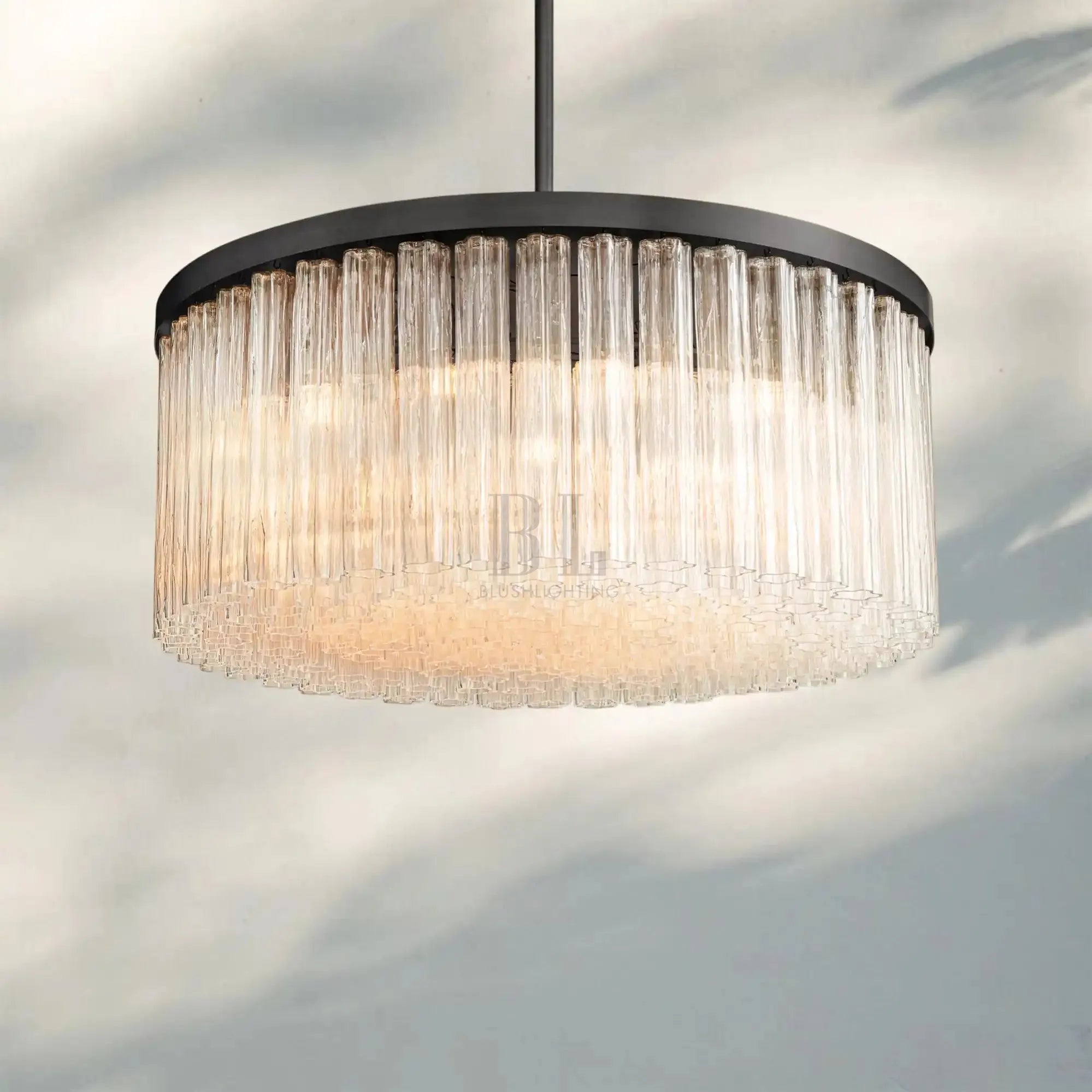 Ciel Round Chandelier-48''-Bronze-