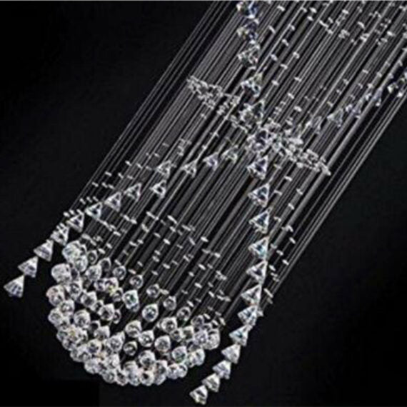 Classic Streamlined Clear Crystal Chandelier-Blushlighting-Blushlighting