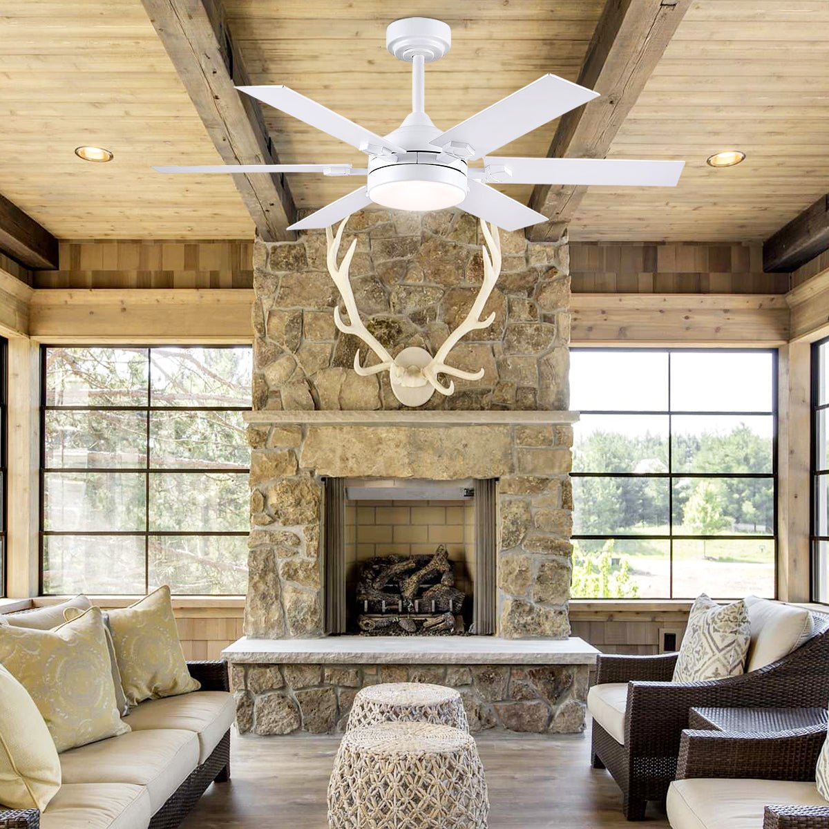 Clifan Ceiling Fans with Lights - Blushlighting