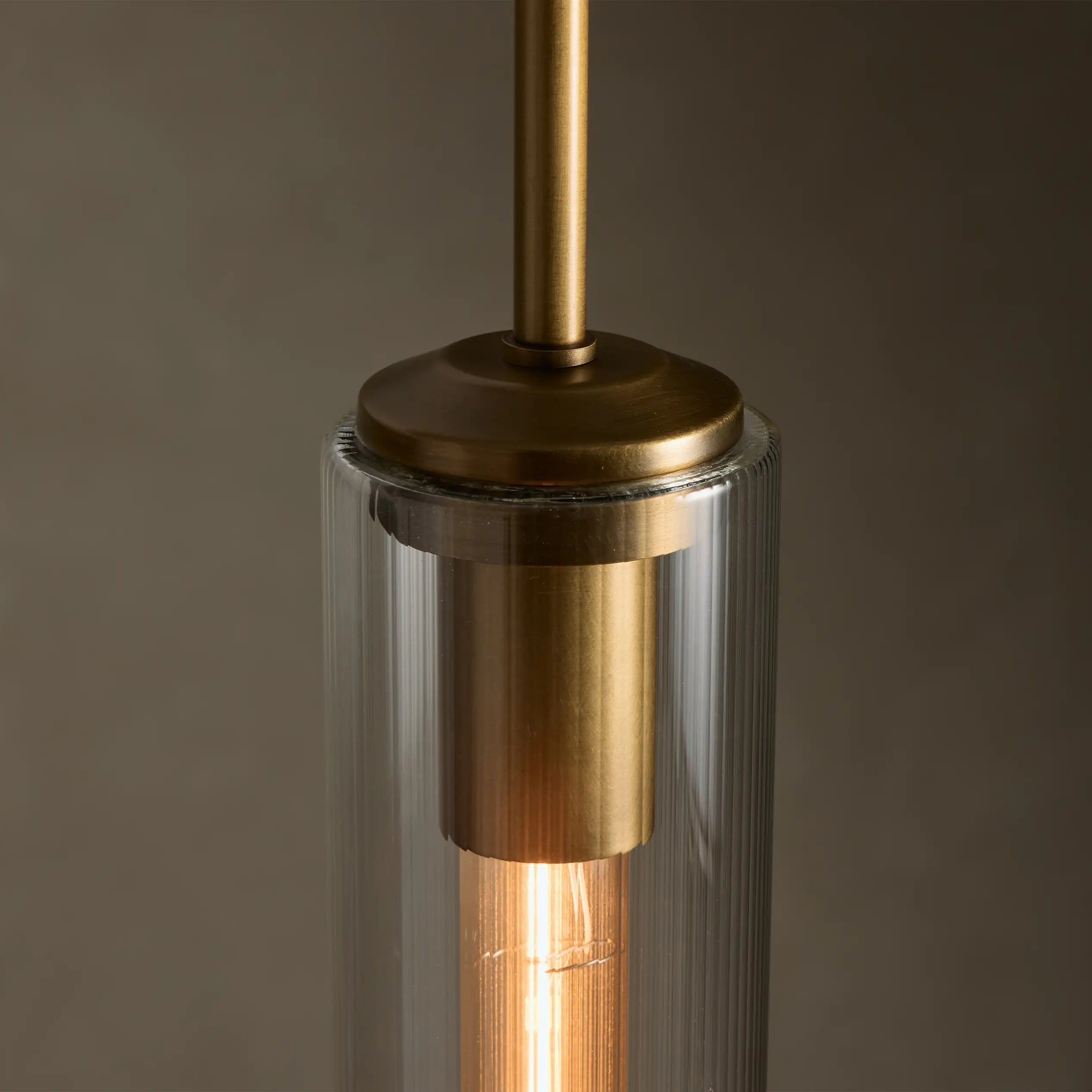 Colleena Fluted Glass Pendant - Blushlighting