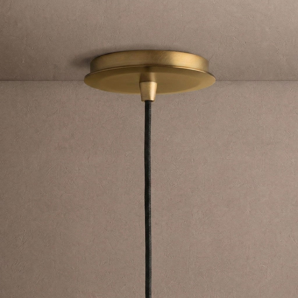 Colleena Hammered Glass Pendant - Blushlighting