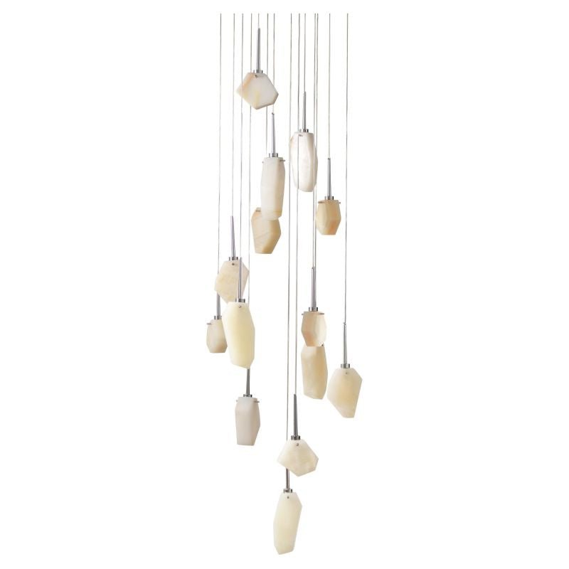Contemporary Alabaster Pendant Light - Blushlighting