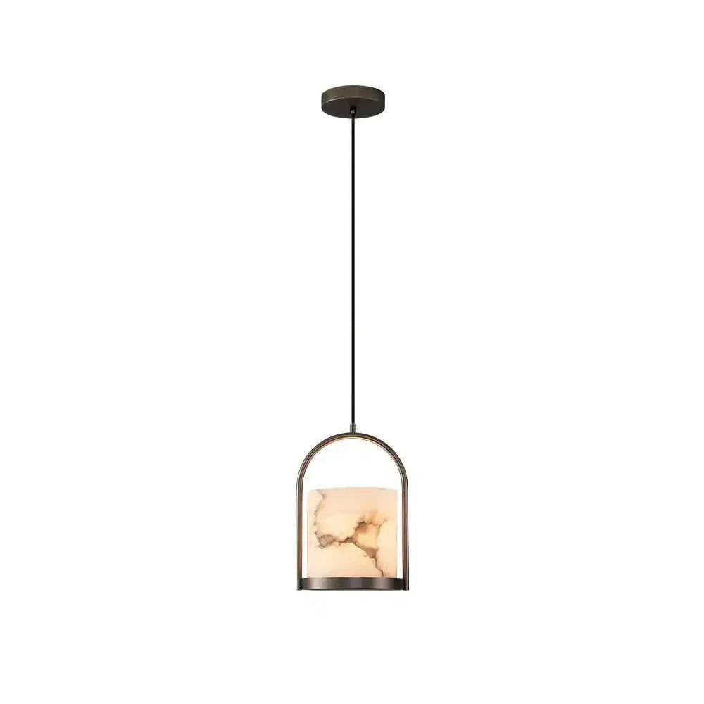Cortlands Pendant Light - D 20cm x H 30cm / ∅ 7.9″ x H 11.8″Nickel sand&WhiteBlushlighting