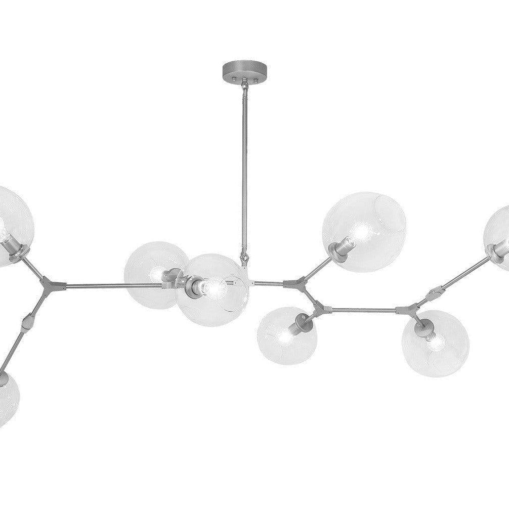 Covington Horizontal Globe Branching Bubble Chandelier - 8 - LightBrassBlushlighting