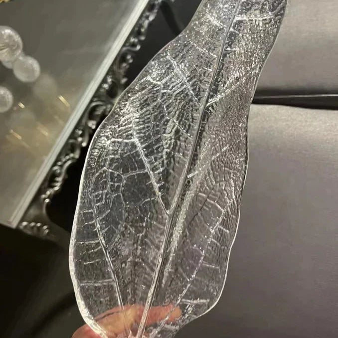 Creative Bionic Resin Leaves Chandelier for Living Room/Dining Room/Staircase - Wall Lamp/W27.5"*H59.1"Warm LightBlushlighting