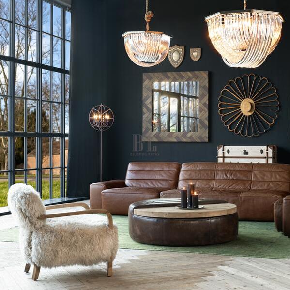 Crossglass Pendant-Chandelier-Blushlighting-Blushlighting