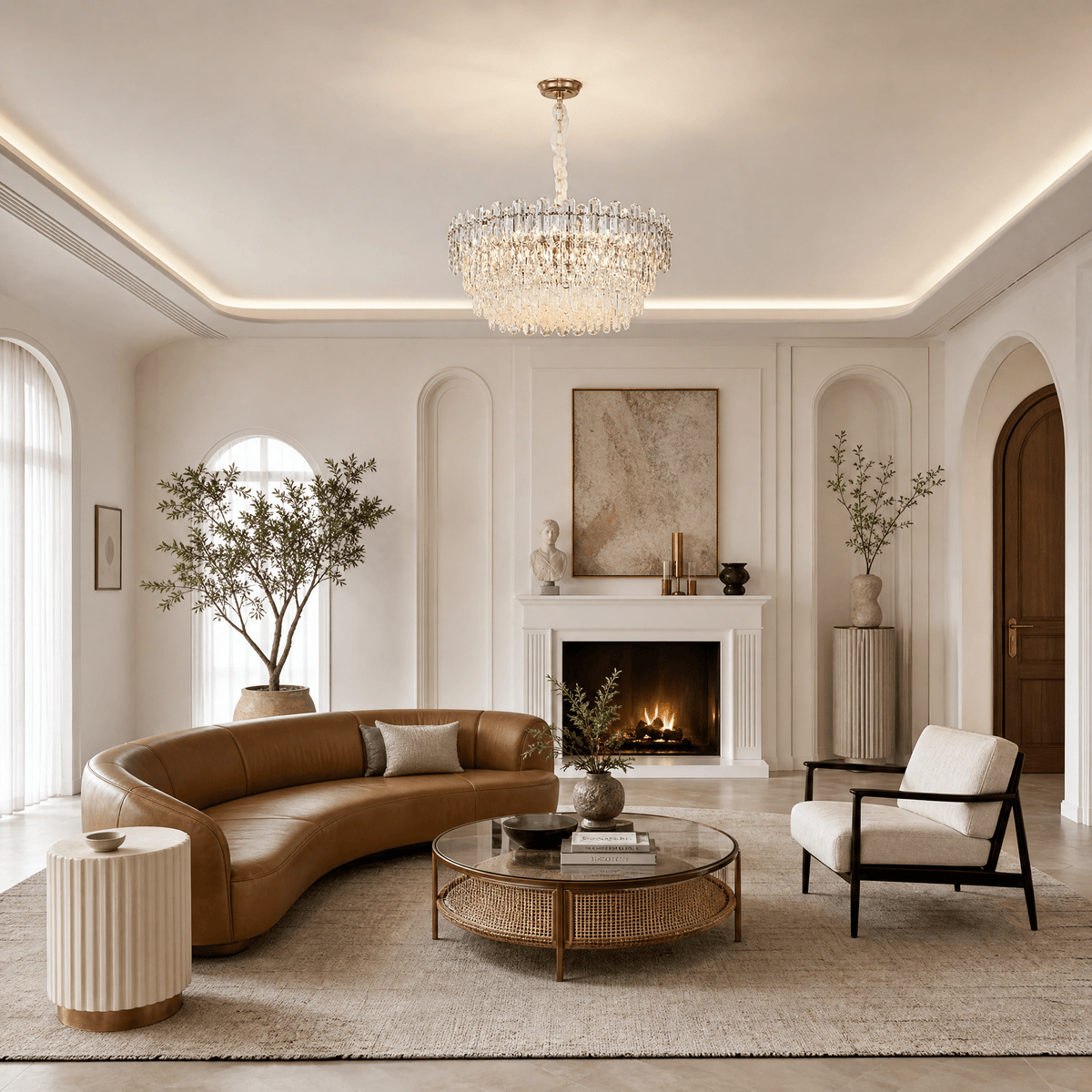 Crystal Chandelier - Φ600*H380mm/13LBlushlighting
