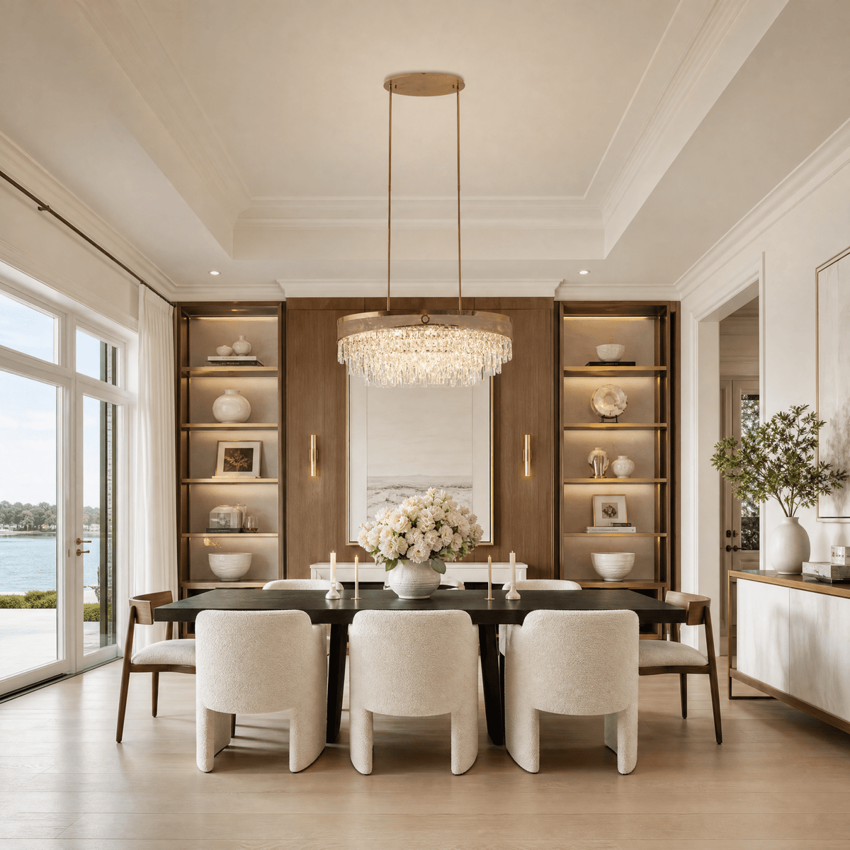 Crystal Rectangular Chandelier - Blushlighting