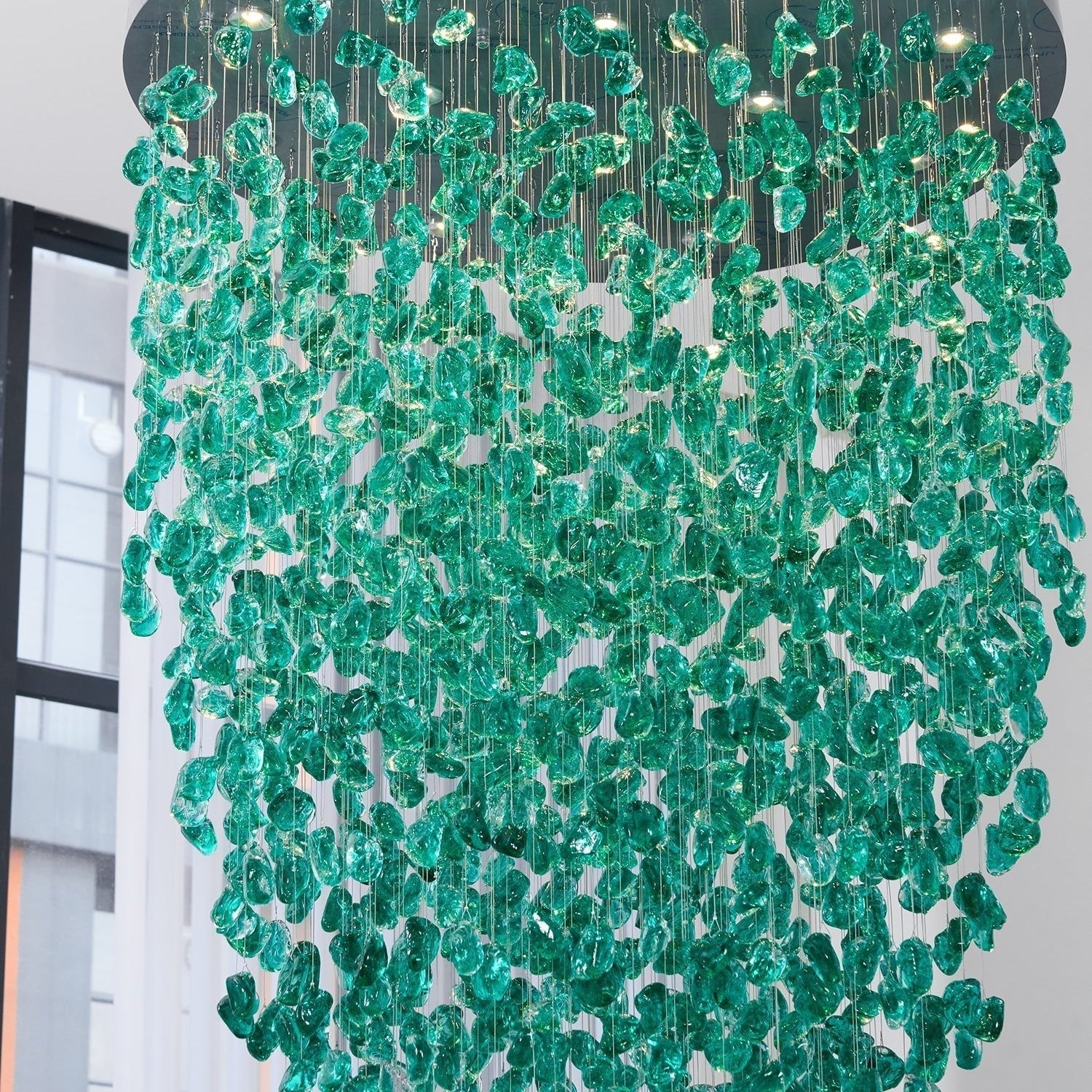 Crystal Stone Crystal Spiral Chandelier - Support customized drawingsBlushlighting