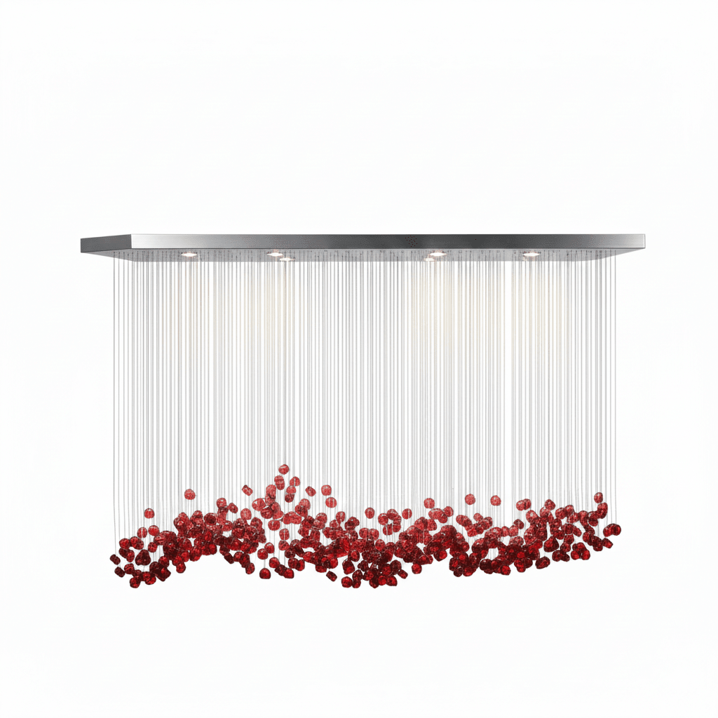 Crystal Stone Crystal Spiral Chandelier - Support customized drawingsBlushlighting