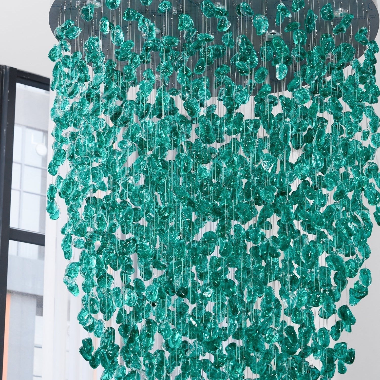 Crystal Stone Crystal Spiral Chandelier - Support customized drawingsBlushlighting