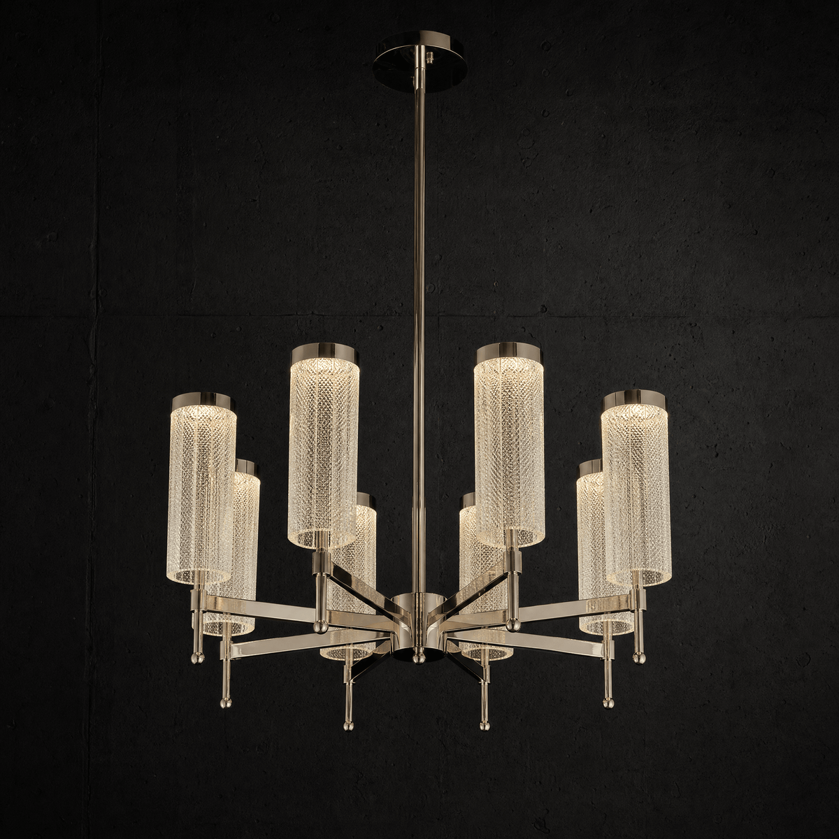 Crystalia Modern Sculptural Ring Chandelier - Blushlighting