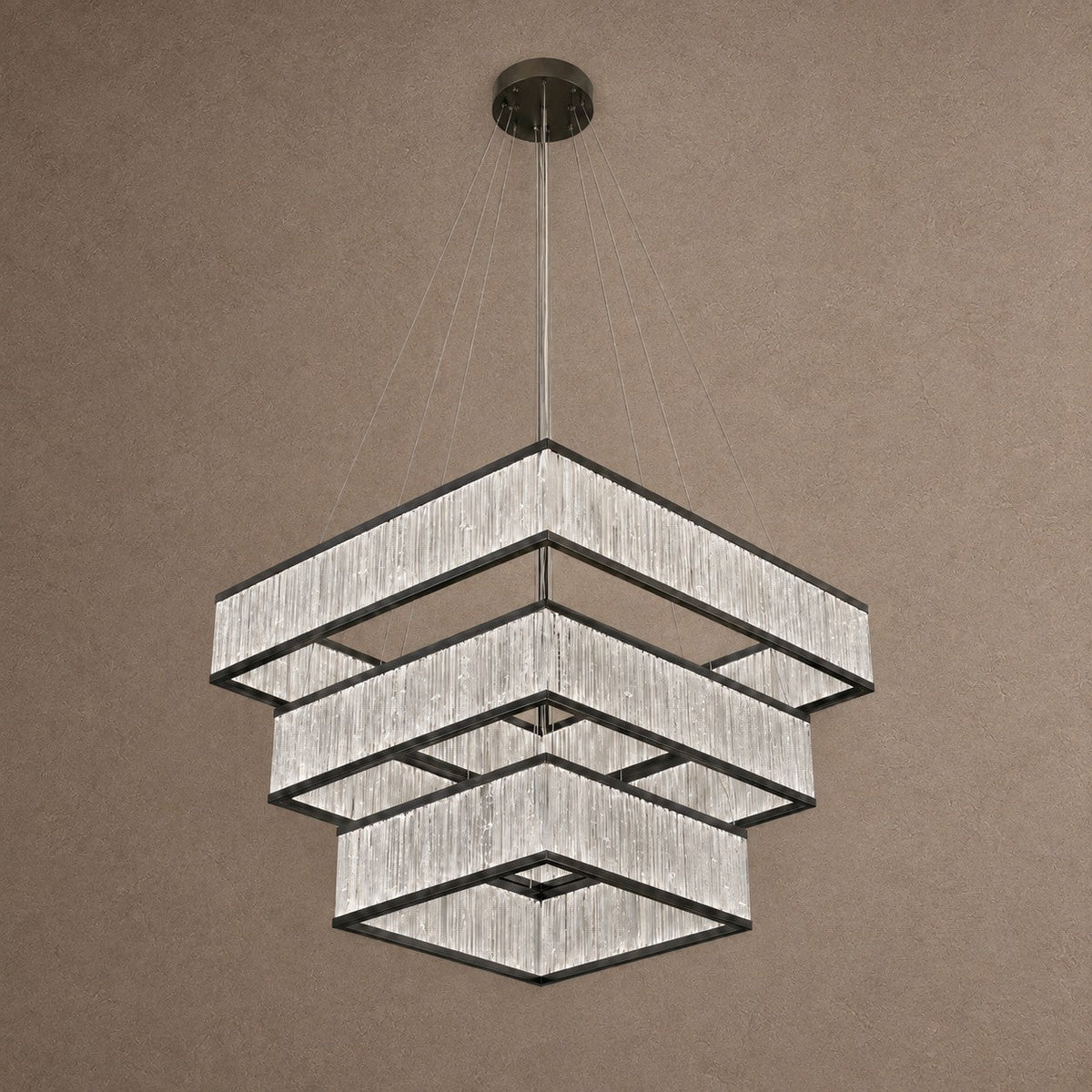 Crystara Black Moroccan Stone Chandelier - Φ1000x1000xH600Blushlighting