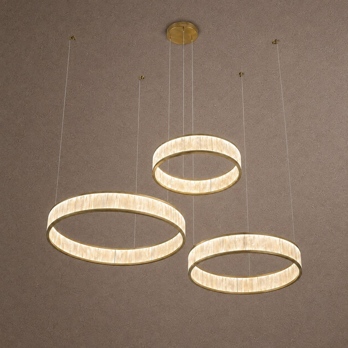 Crystara Modern Natural Moroccan Stone Chandelier - Blushlighting