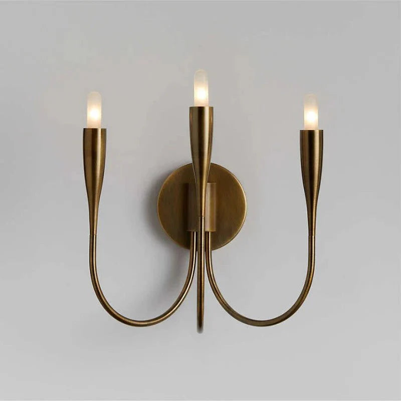 Curve Candelabra Wall Sconce - Blushlighting