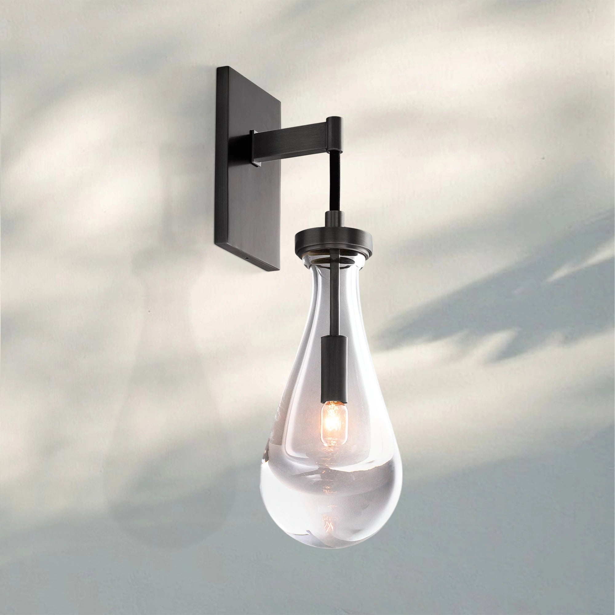 Raindrop Sconce Rod & Cord-wall sconce for bedroom,wall sconce for dining room,wall sconce for stairways,wall sconce for foyer,wall sconce for bathrooms,wall sconce for kitchen,wall sconce for living room-Blushlighting