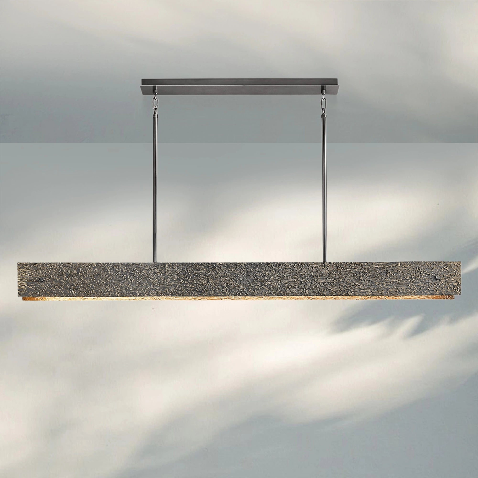 Veuvery Linear Chandelier 54" 72"-chandeliers for dining room,chandeliers for stairways,chandeliers for foyer,chandeliers for bedrooms,chandeliers for kitchen,chandeliers for living room-72''-Bronze-Blushlighting