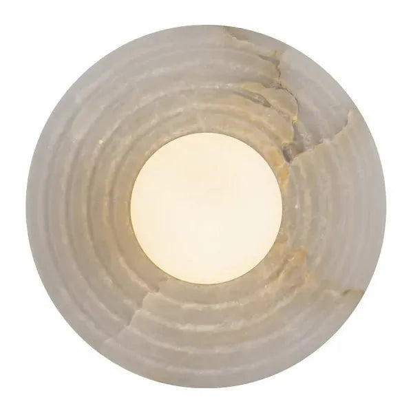 Dahlia Alabaster LED Wall Sconce - BronzeBlushlighting