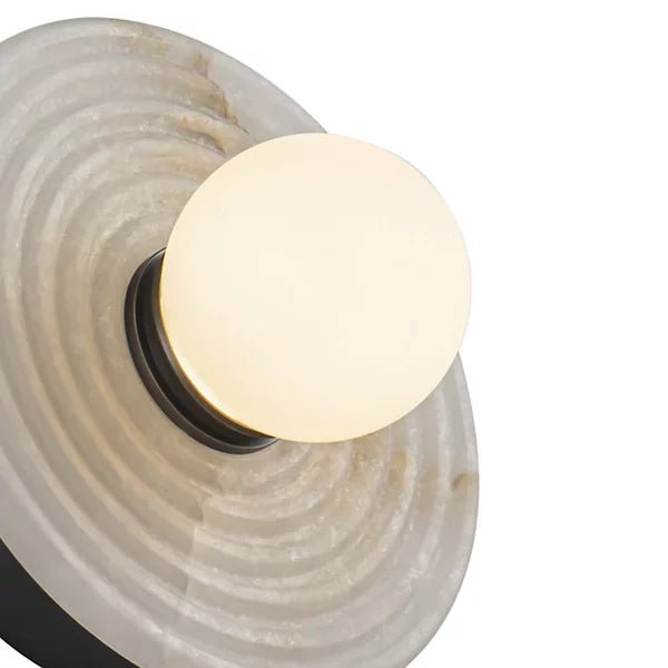 Dahlia Alabaster LED Wall Sconce - BronzeBlushlighting