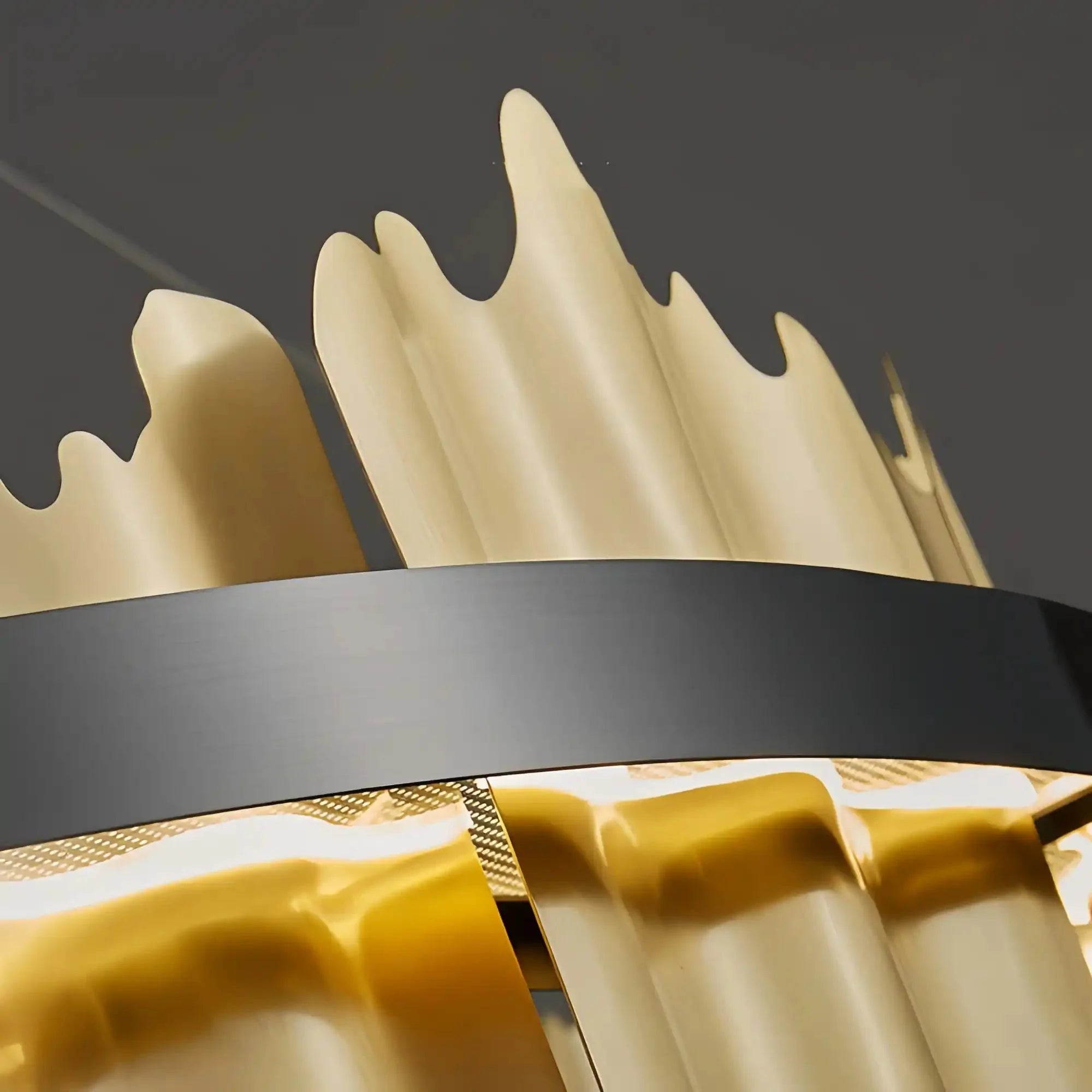 Dahlia Modern Ring Chandelier - 32"Style ABlushlighting