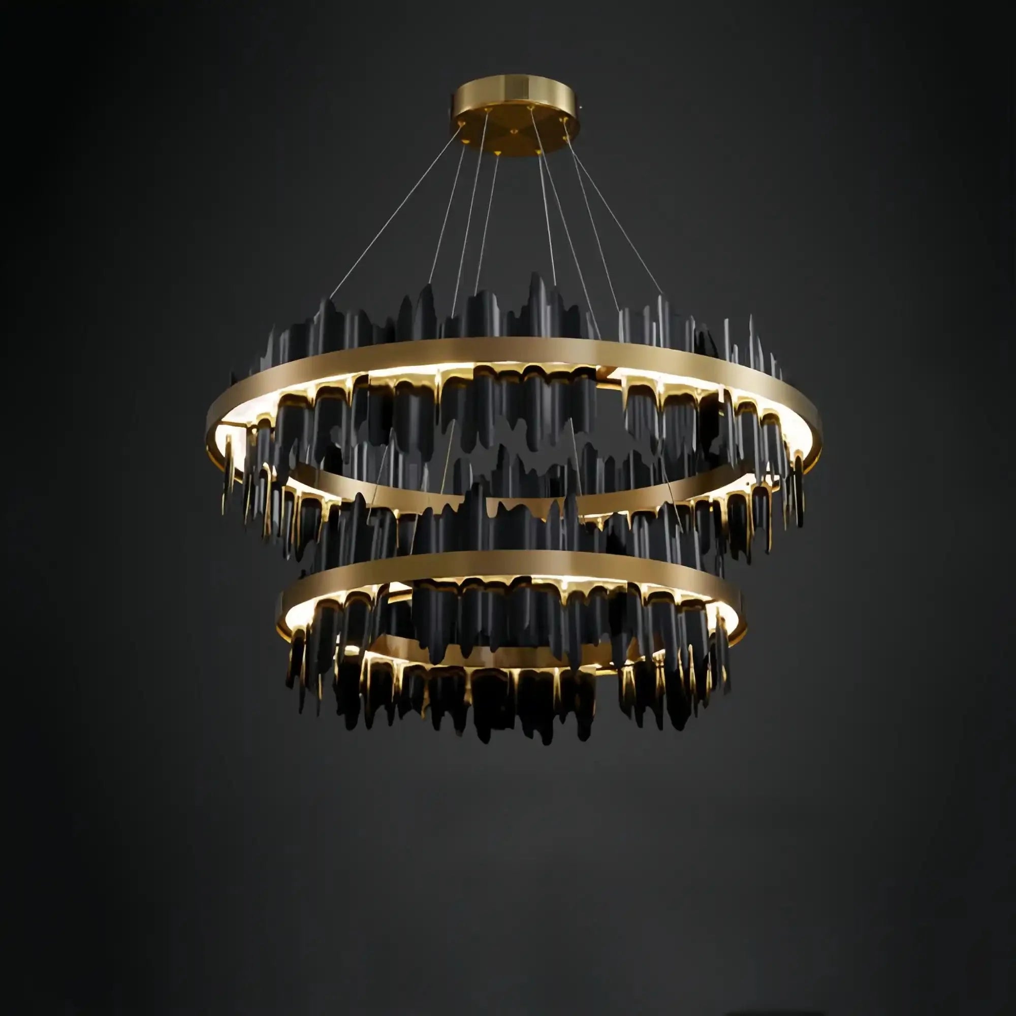 Dahlia Multiple Tier Round Chandelier - Blushlighting
