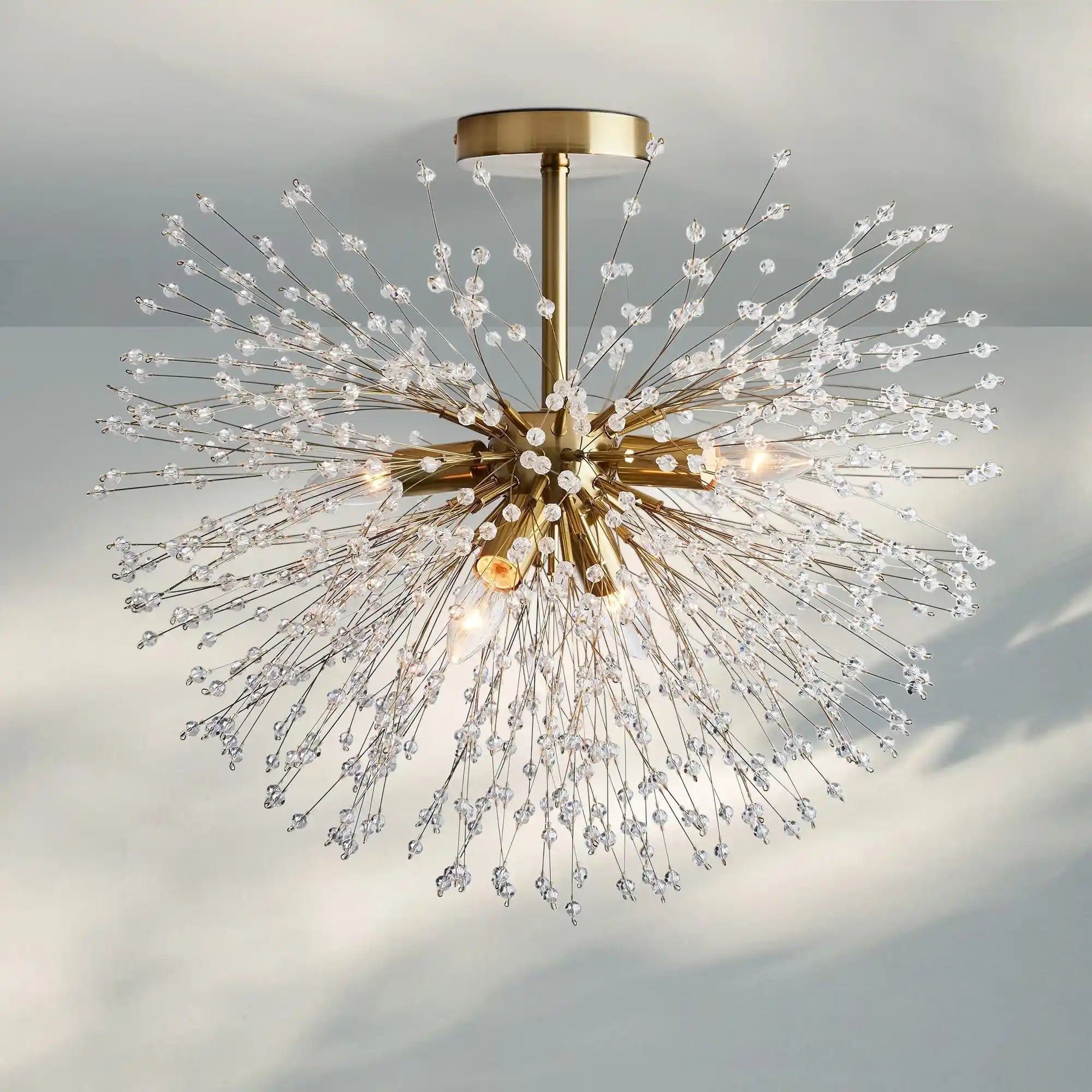 Dandelion Flush Mount - BrassBlushlighting