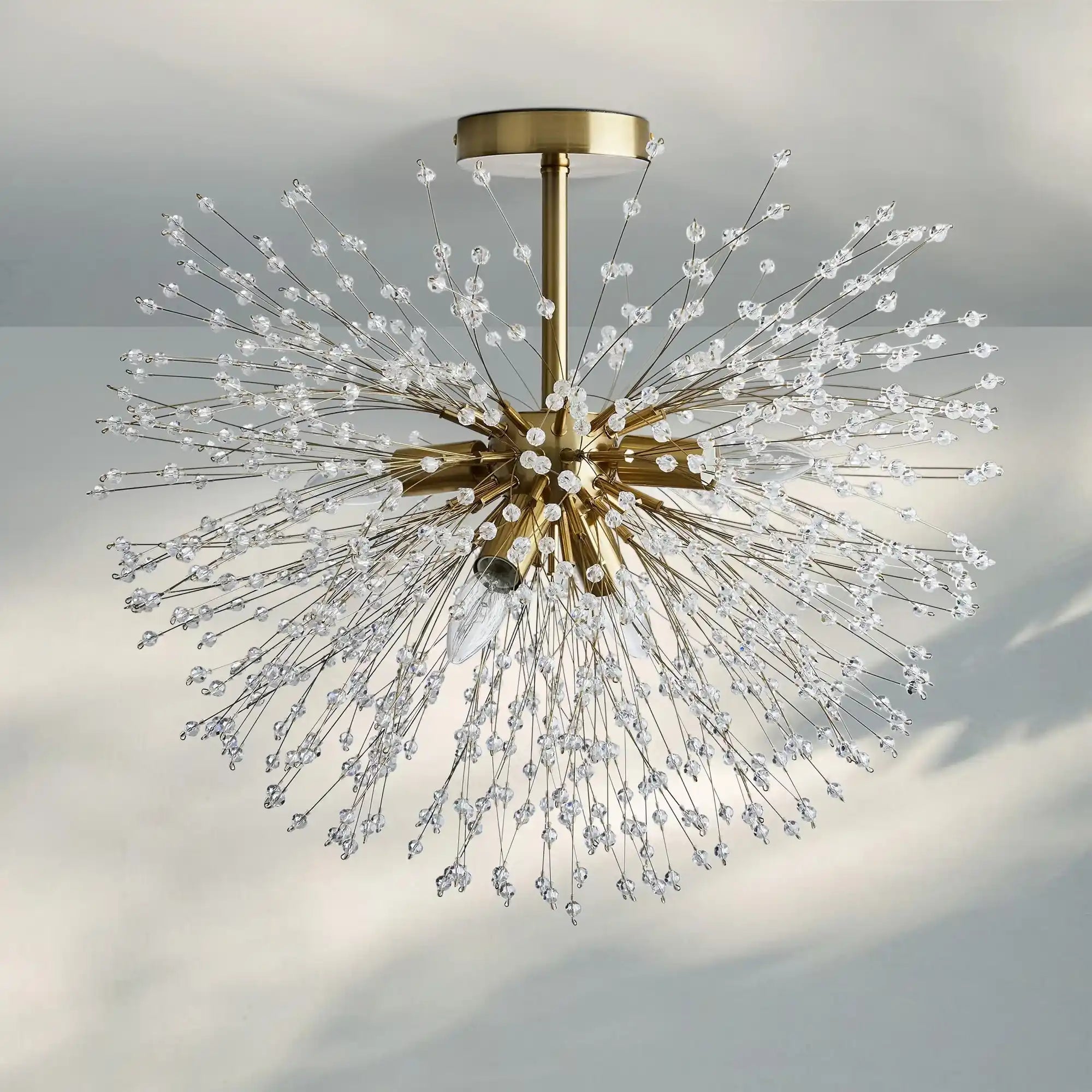 Dandelion Flush Mount - BrassBlushlighting