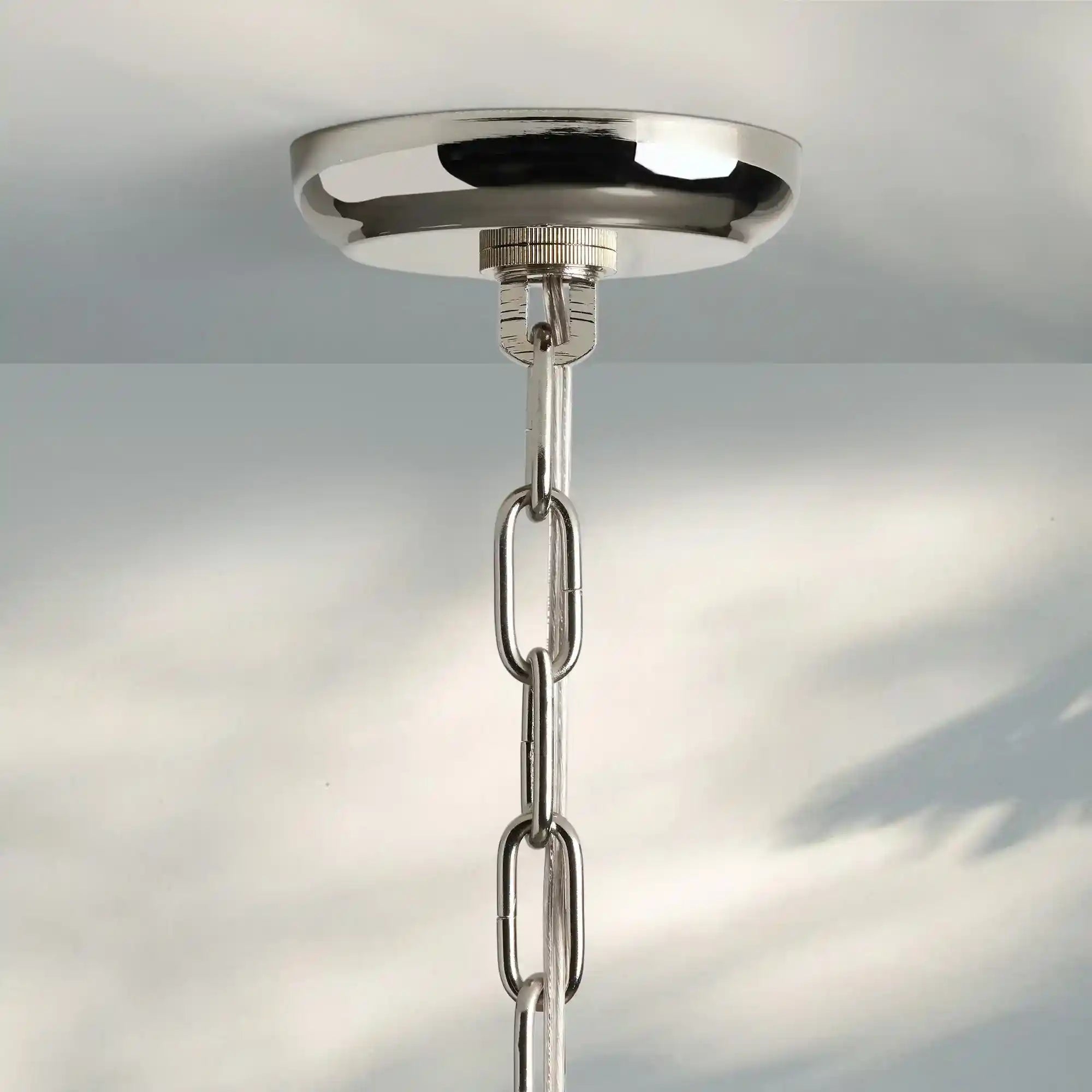 Dandelion Round Chandelier 22''30''43'' - Silver22"Blushlighting