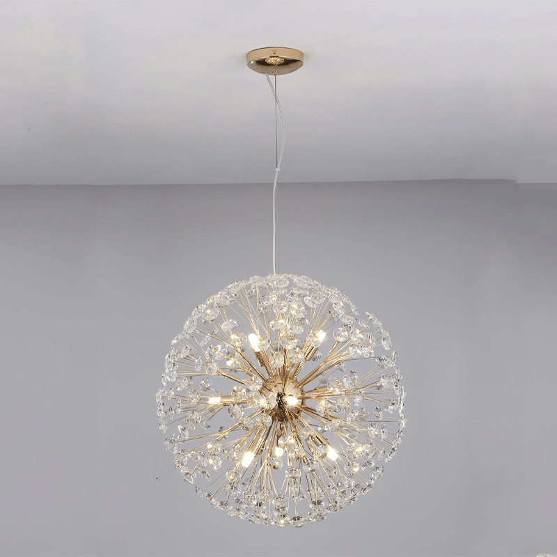 Dandelion Spherical Crystal Pendant Light - Blushlighting