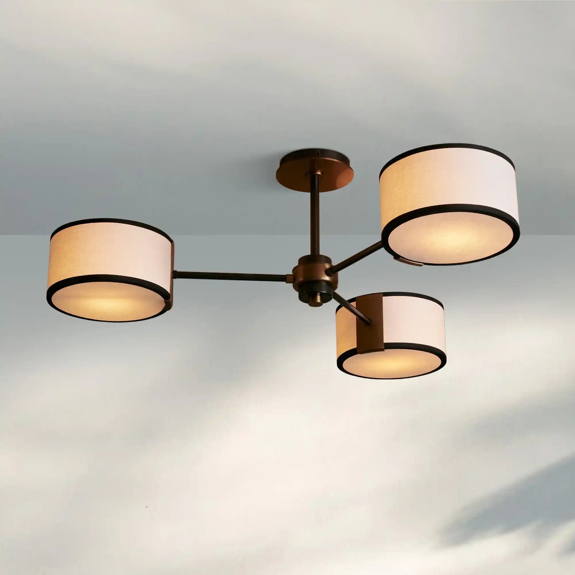 Daphne Fabric Flush Mount-Lighting-Blushlighting-Blushlighting
