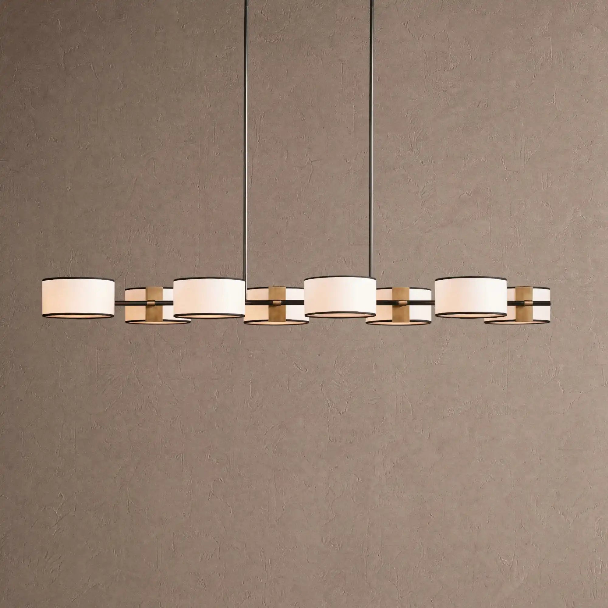 Daphne Linear Chandelier 62" 72" - Black & White62"Blushlighting