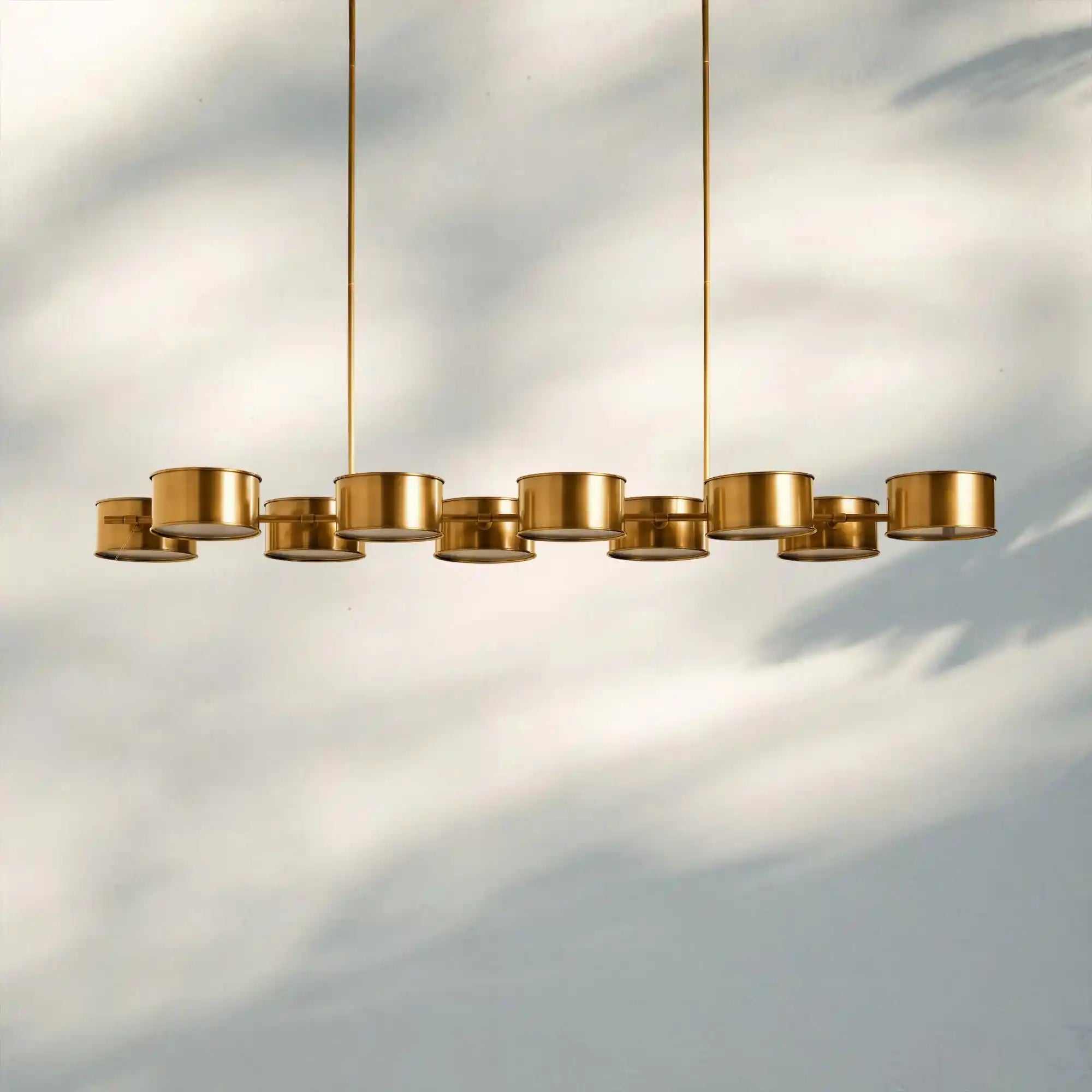 Daphne Metal Linear Chandelier-Lighting-Blushlighting-Blushlighting