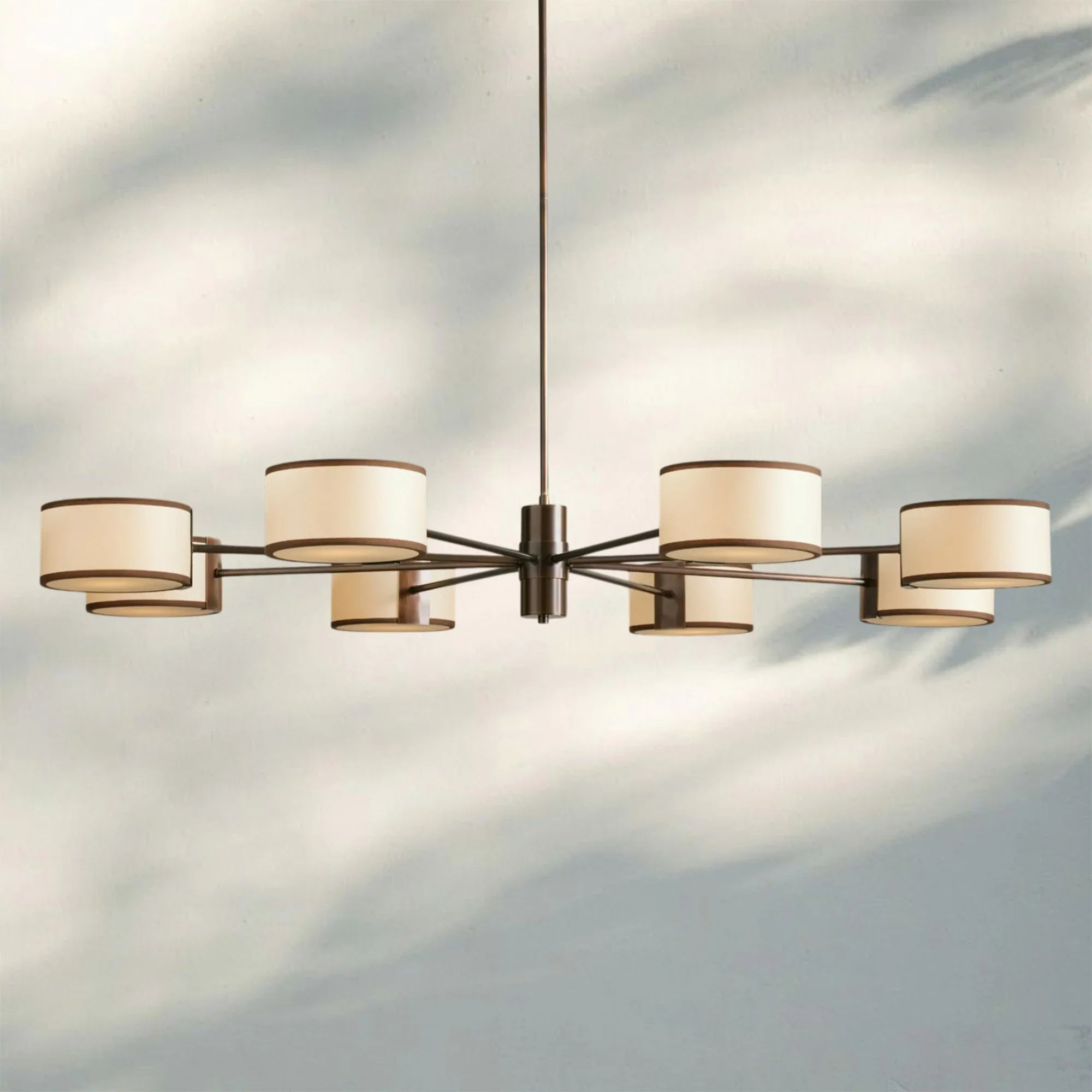 Daphne Round Chandelier 48''60'' - 60"EcruBlushlighting