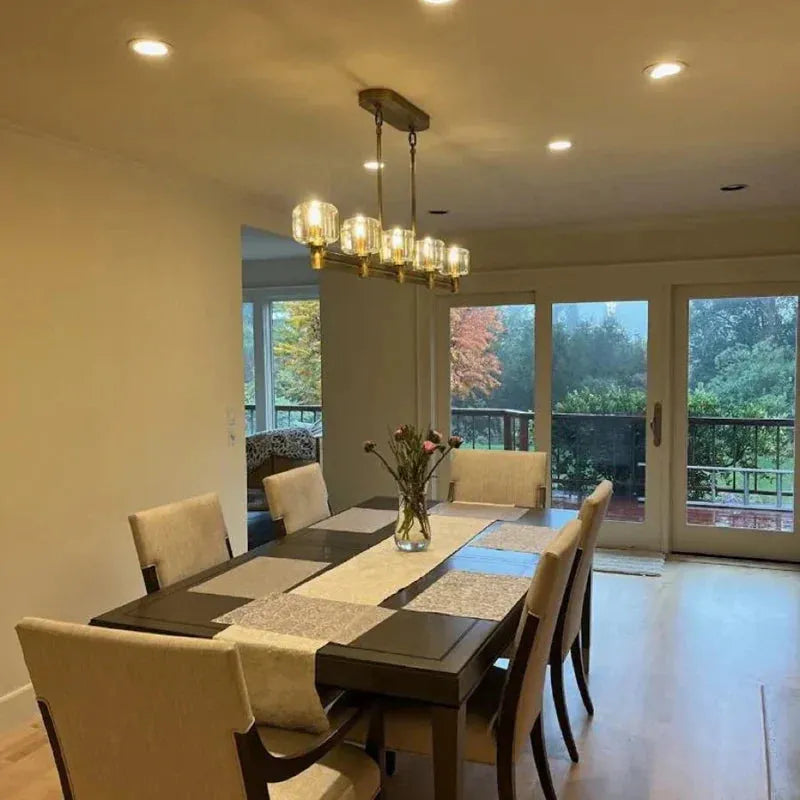 Demart Single Linear Chandelier 54'' 72''-