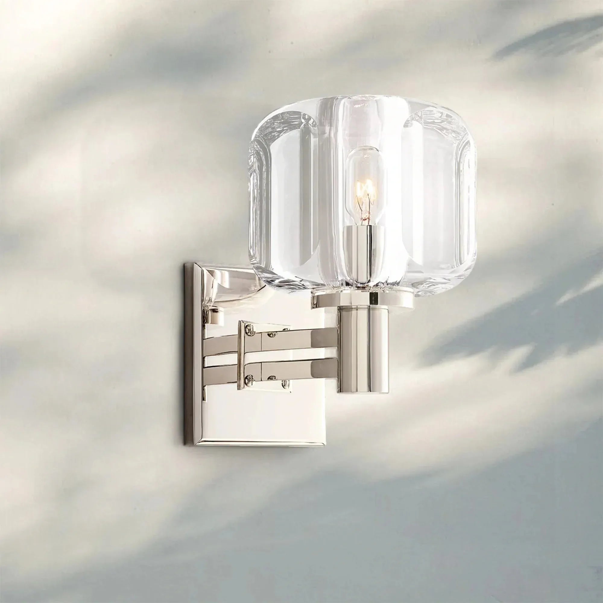 Demart Wall Sconce-Polished Nickel-