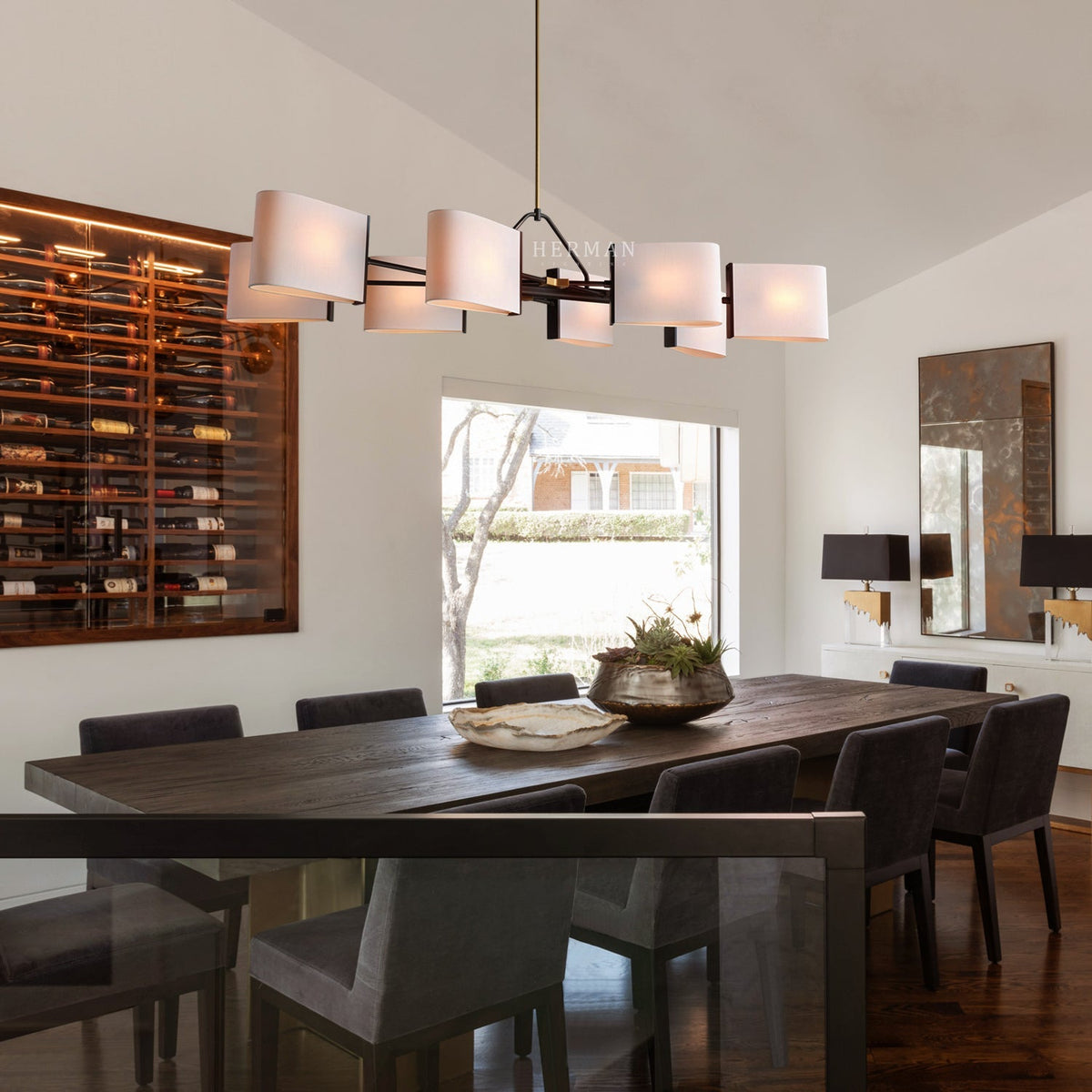 Dessay Linear Chandelier - BronzeBlushlighting