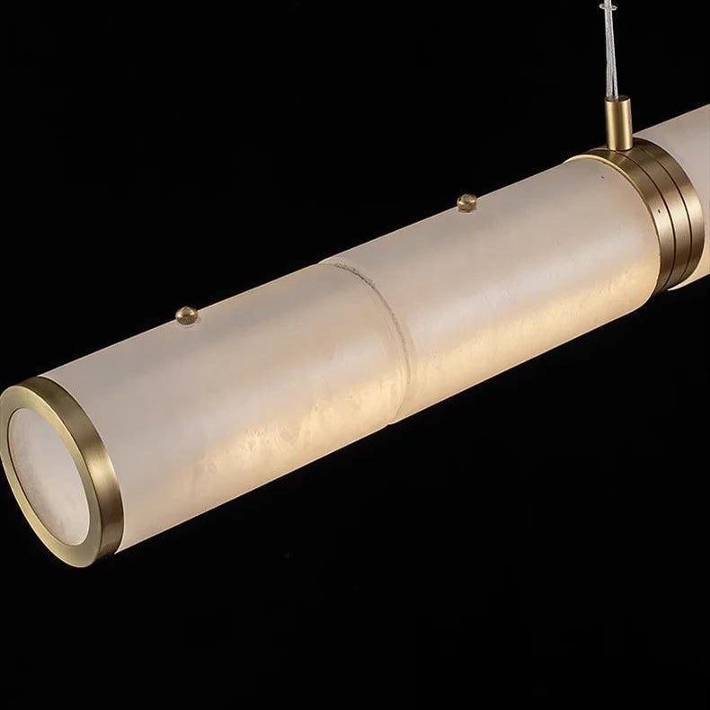 Alabaster Anne Art Linear Chandelier-Blushlighting