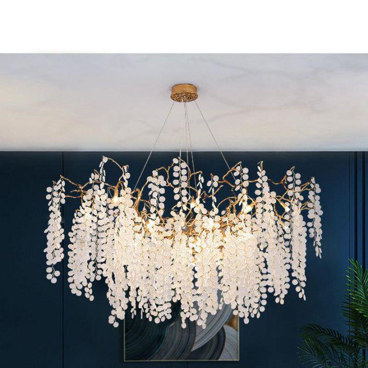 Donna Modern Linear Branch Chandelier - 47.2" LBlushlighting