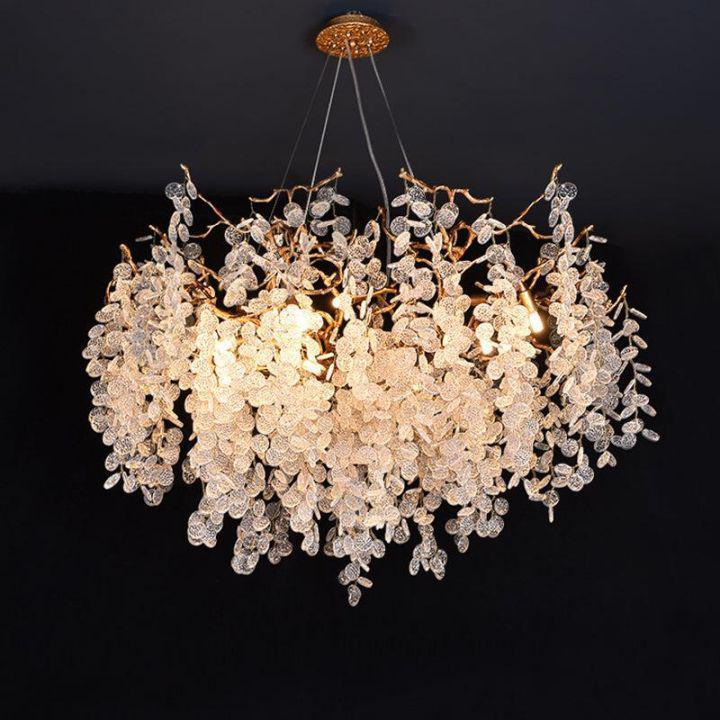 Donna Modern Round Branch Chandelier - Milk WhiteBlushlighting