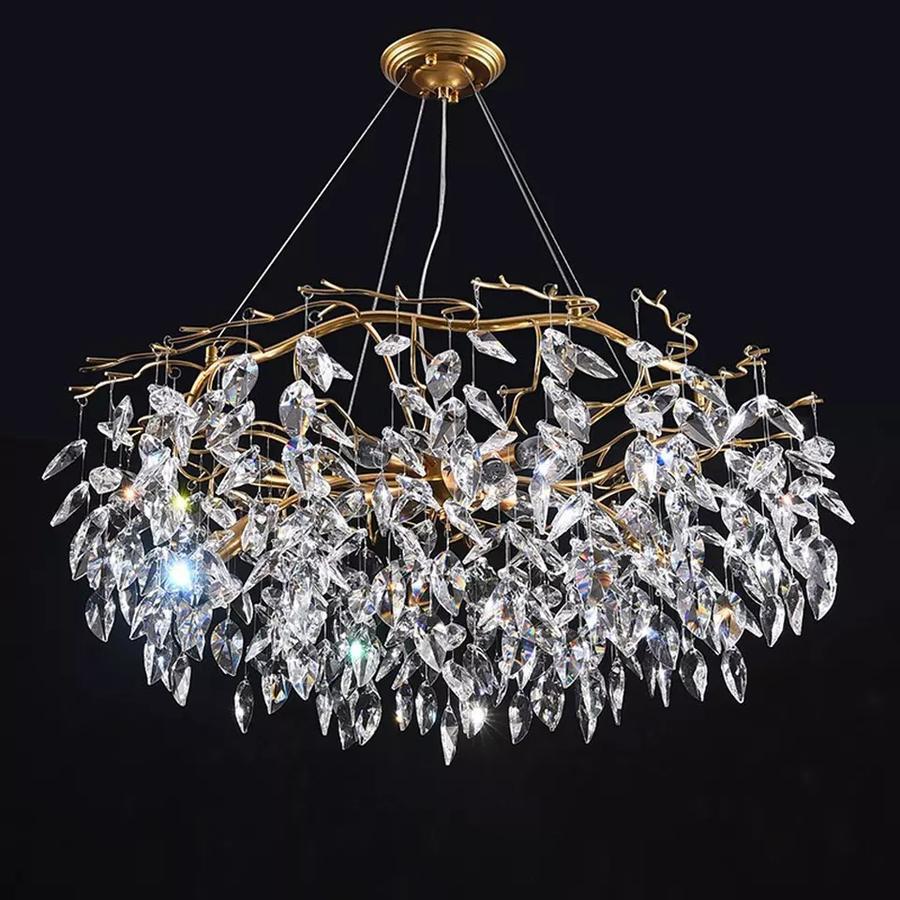 Doris Round Modern Branch Chandeliers - Diameter 67 cm x Height 40 cmWarm LightBlushlighting