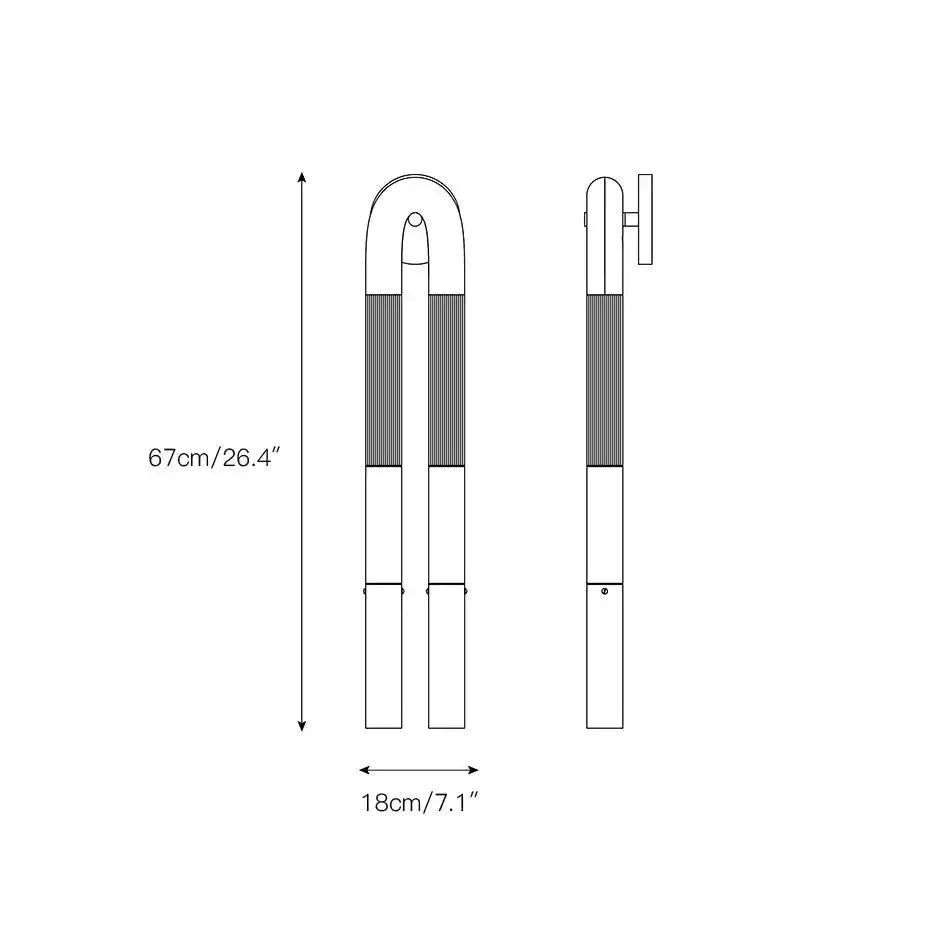Double Head Antonia Horsehair Sconce - Blushlighting