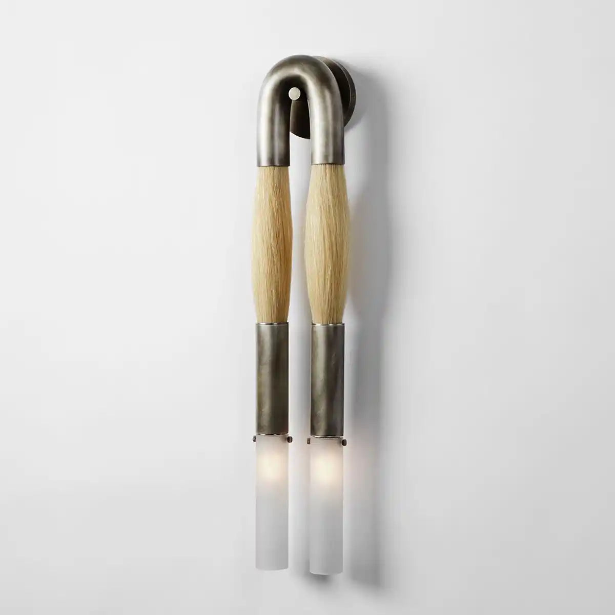 Double Head Antonia Horsehair Sconce-Blushlighting