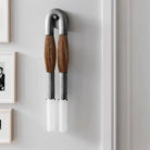 Double Head Antonia Horsehair Sconce-Dia 14cm X H 78cm / ∅ 5.5″ X H 30″-Oil-Rubbed Bronze-Flaxen-Blushlighting