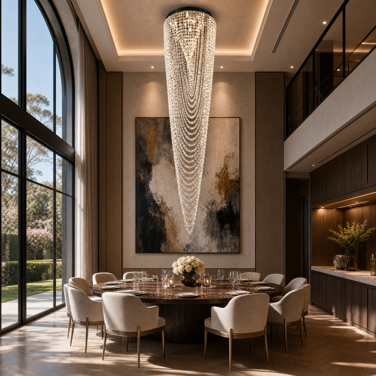Dream Veil Modern Sculptural Pendant Light