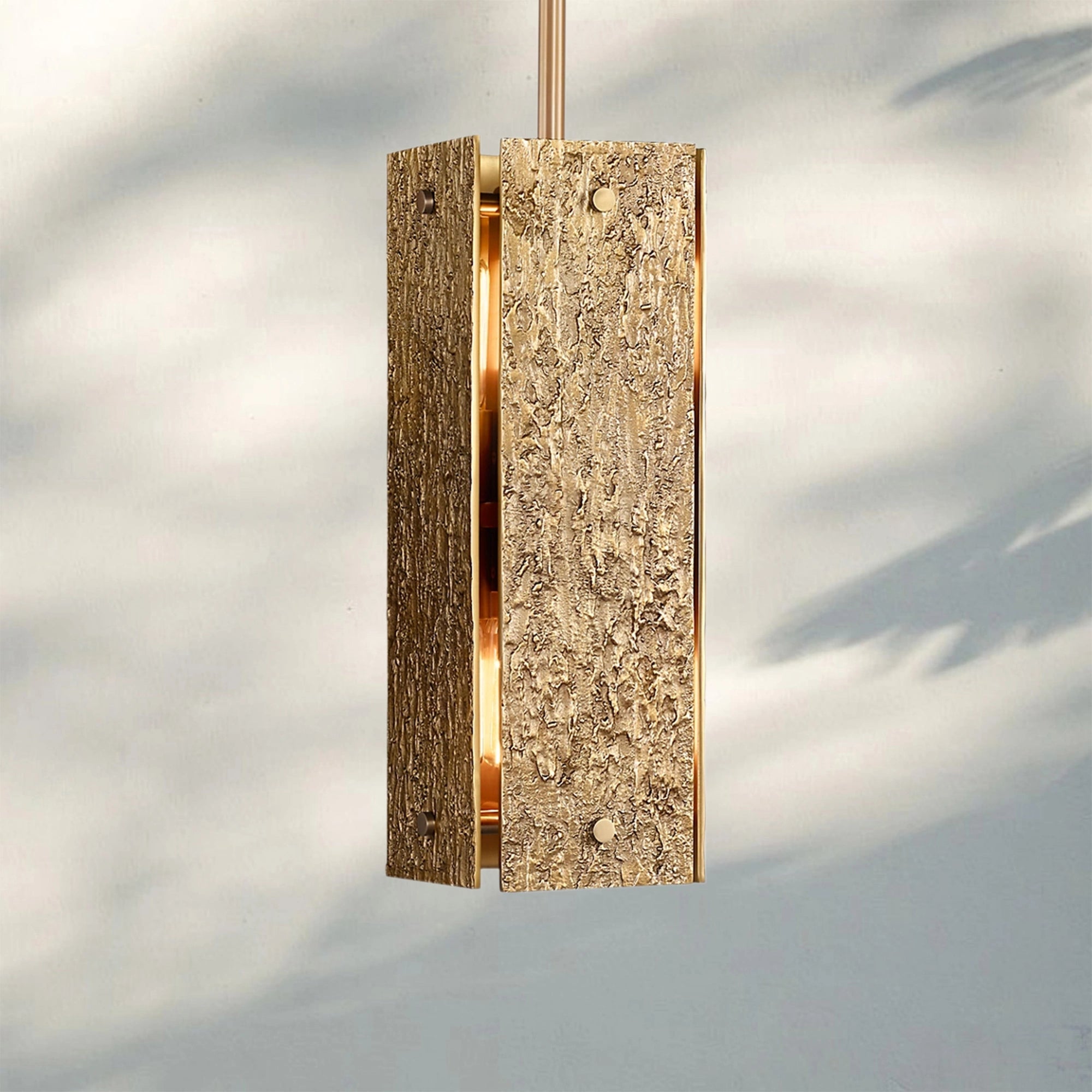 Veuvery Square Pendant 19"-Pendant for living room,Pendant for kitchen,Pendant for bathrooms,Pendant for bedrooms,Pendant for foyer,Pendant for stairways,Pendant for dining room-Brass-Blushlighting