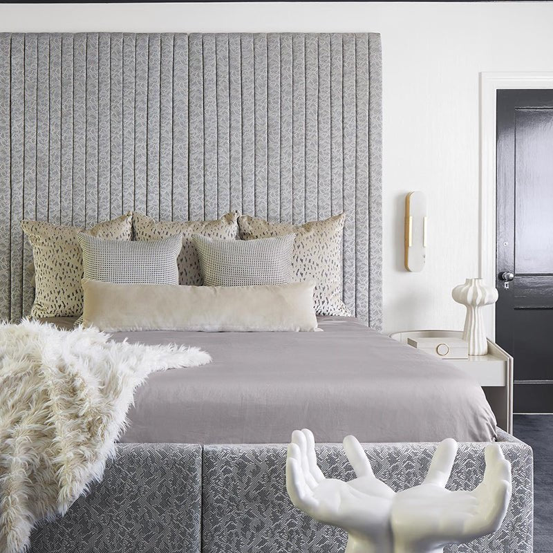 Eartha Modern Alabaster Bedroom Sconce, Indoor Wall Light - Polished Nickel20"H*4.25"WBlushlighting