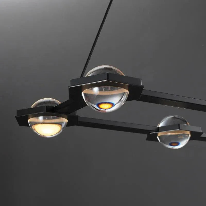 Eclatant Rectangular Chandelier 54" 72"-Blushlighting