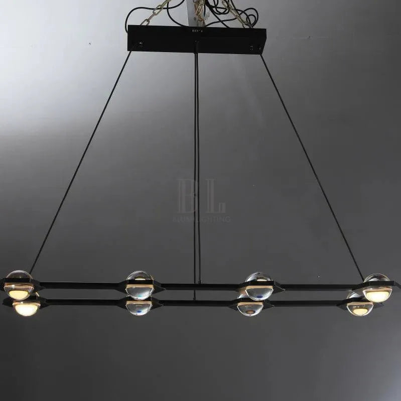 Eclatant Rectangular Chandelier 54" 72"-Blushlighting