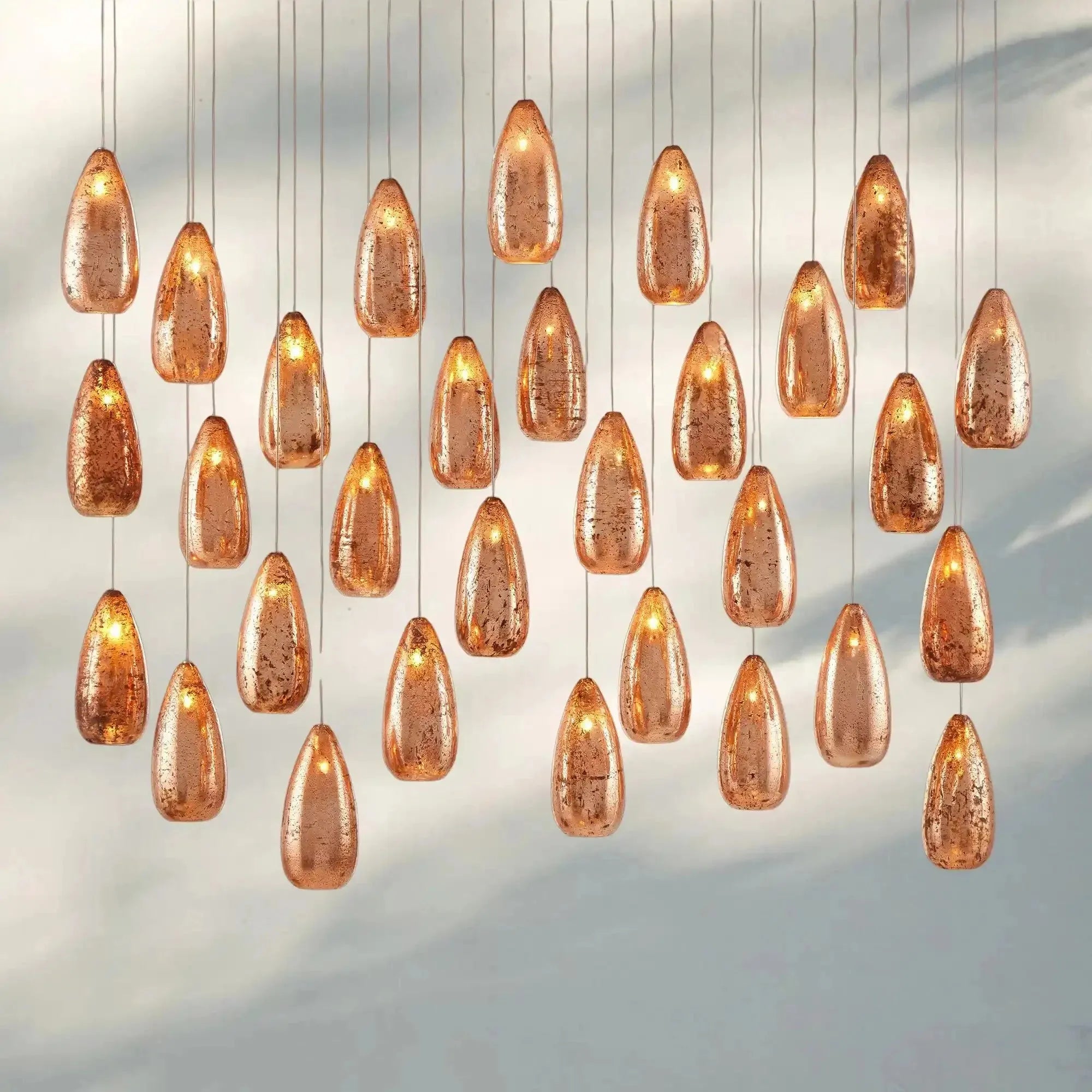 Edda Linear Chandelier - Blushlighting
