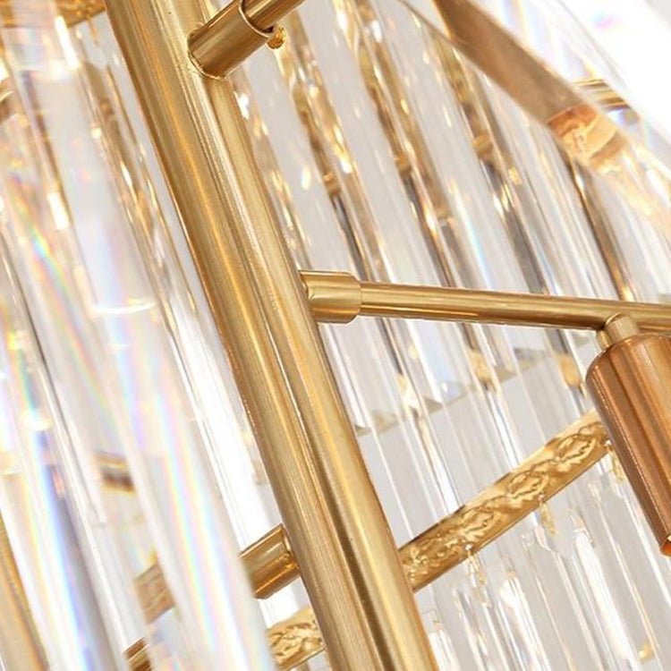 Elian Gillani 2-Story Crystal Chandelier - Diameter 50 cm ( 19.7 in ) x Height 160 cm ( 62.9 in )GoldBlushlighting